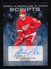 2024-25 Upper Deck Black Diamond Sparkling Scripts JT Compher #SS-JC Auto 1pc