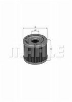 Suzuki Gn 125, Bj. 94-99 (NF41A) ÖLfilter Mahle