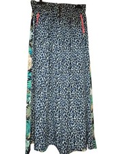 Maison Scotch Damen Maxirock lang Leopardenmu...