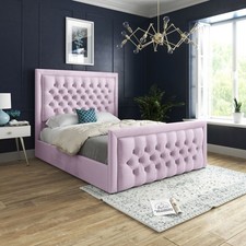 Princess Bed Frame with Memory foam Luxury Mattress