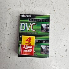 2x FujiFilm Mini DV Cassettes DVM60 New/Sealed LP 90