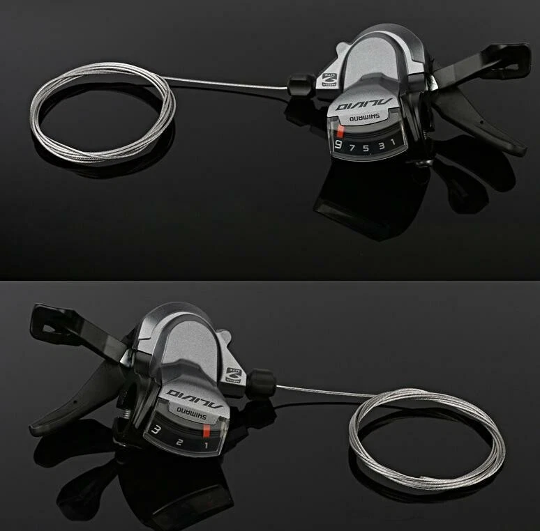 Shimano Alivio M4000 Shifter Lever Set SL-M4000 Rapidfire MTB Trigger 3x9 Speed - Image 3 of 4