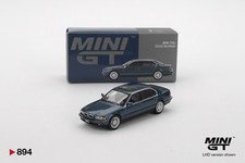 Mini GT 1:64 BMW 750iL Sorento Blue Metallic Diecast Model Car New