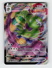 tornadus vmax pokemon card value & V - 125/163 - Chilling Reign Weakness Lightning 2 Resistance Fighting Pokemon card Tornadus Vmax Japanese