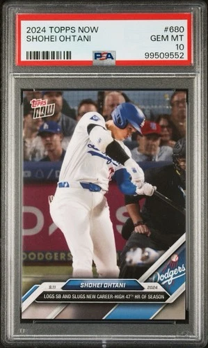 2024 Topps Now - Shohei Ohtani #680 PSA 10 LA Dodgers