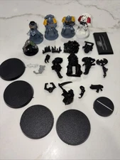 Lot Of Assorted Warhammer Parts Metal & Plastic