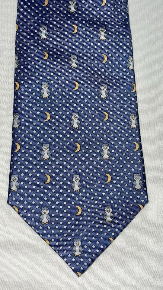 Cravatta Hermès Paris 100% Seta - Imagen 4 de 4