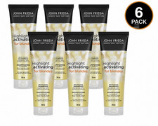 6 Pack John Frieda Highlight Activating Brightening Shampoo for Blondes 250ml