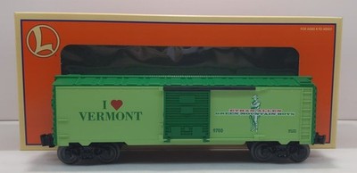 Lionel 6-19969 O Gauge I Love Vermont Boxcar #9700 LN/Box