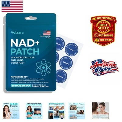 Natural NAD+ Patches - 30  Patches for Balanced Vitality and Clarity