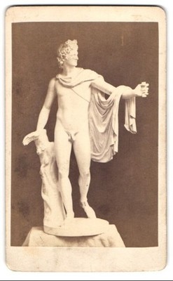 Fotografie Statue: nackter Mann mit Toga 