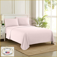 Twin Sheets - Breathable Luxury, Deep Pocket, Full Elastic  Secure Corner Strap