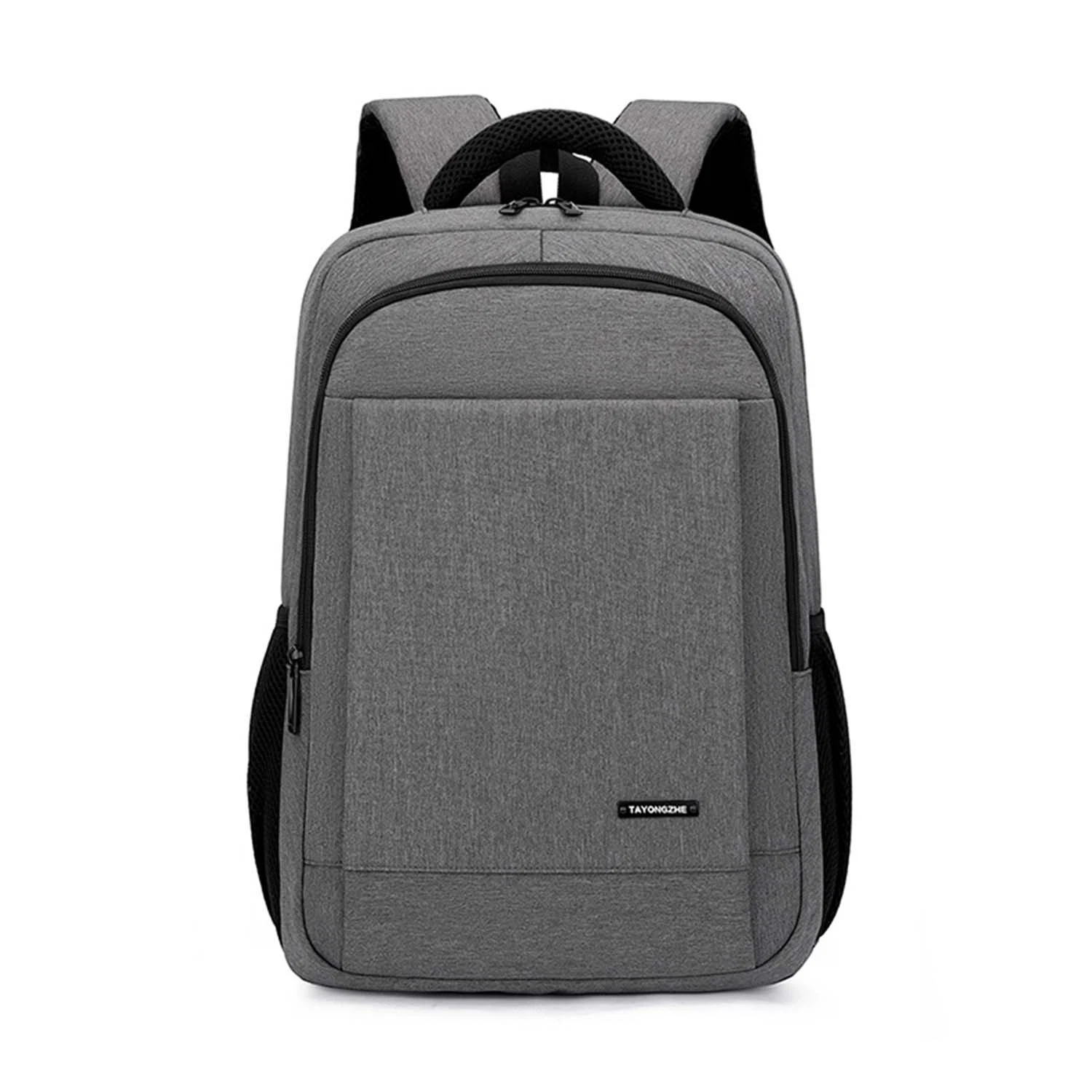 Dark Grey Backpack Nylon Sports Travel Bag Rucksack Fits 15.6" Laptop Backpack