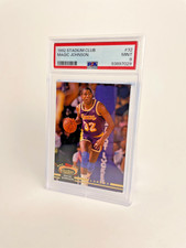 1992 STADIUM CLUB #32 MAGIC JOHNSON PSA 9