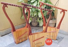 Large 10-String Lyre Harp   King David Style  Solid Rosewood  Big 26.5  
