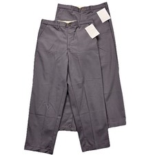 Steel guard FR Pants LOT OF 2 Mens 34x28 Gray Cat 2 2112 Fire Resistant NEW  