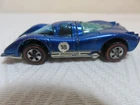 Vintage Hot Wheels Redline 1969 Porche 917 blue diecast car HK