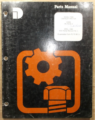 DRESSER TD8E CRAWLER TRACTOR DOZER PARTS MANUAL BOOK CATALOG