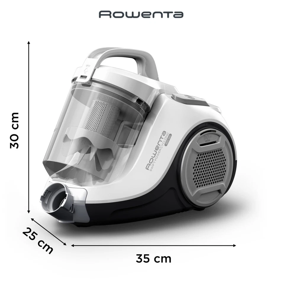 Rowenta Aspirateur sans Sac 900W Compact Haute Filtration RO2917EA - Photo 3/4