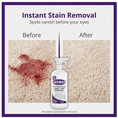 Professional Carpet Cleaner Spray 34 oz - Pet Stain Removal