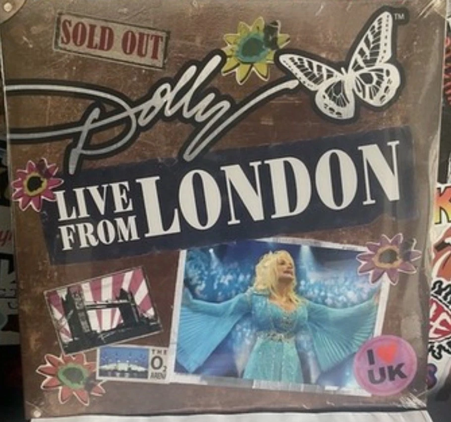 DOLLY PARTON Live From London 2LP BLUE SKIES VINYL - Image 2 of 2