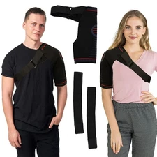 Adjustable Shoulder Brace for Women & Men,Shoulder Pain Relief & Sports Prote...