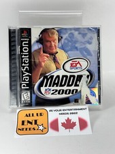 Madden NFL 2000 (Sony PlayStation 1, 1999) PS1 G1 CIB Complete