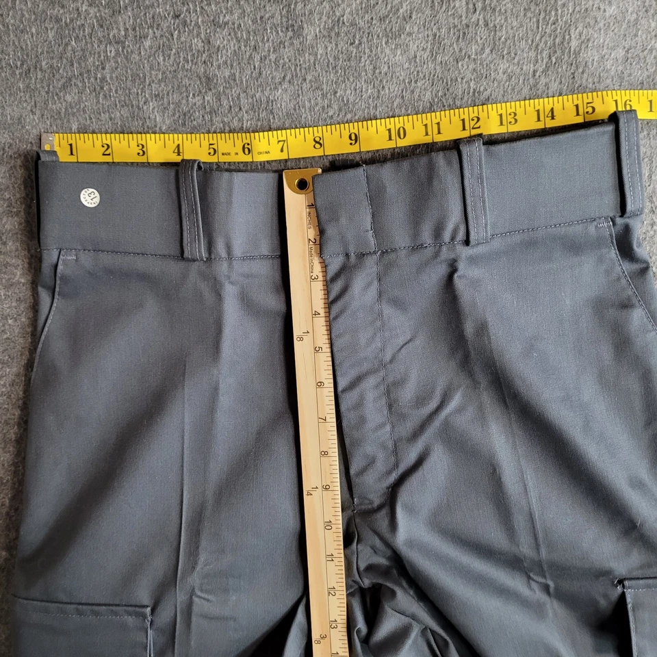 Pantalones Pro-Tuff EMS Werner Works Medidas Talla 32 EMS109 Gris 6 Bolsillos Sin Dobladillo Foto 3 de 4