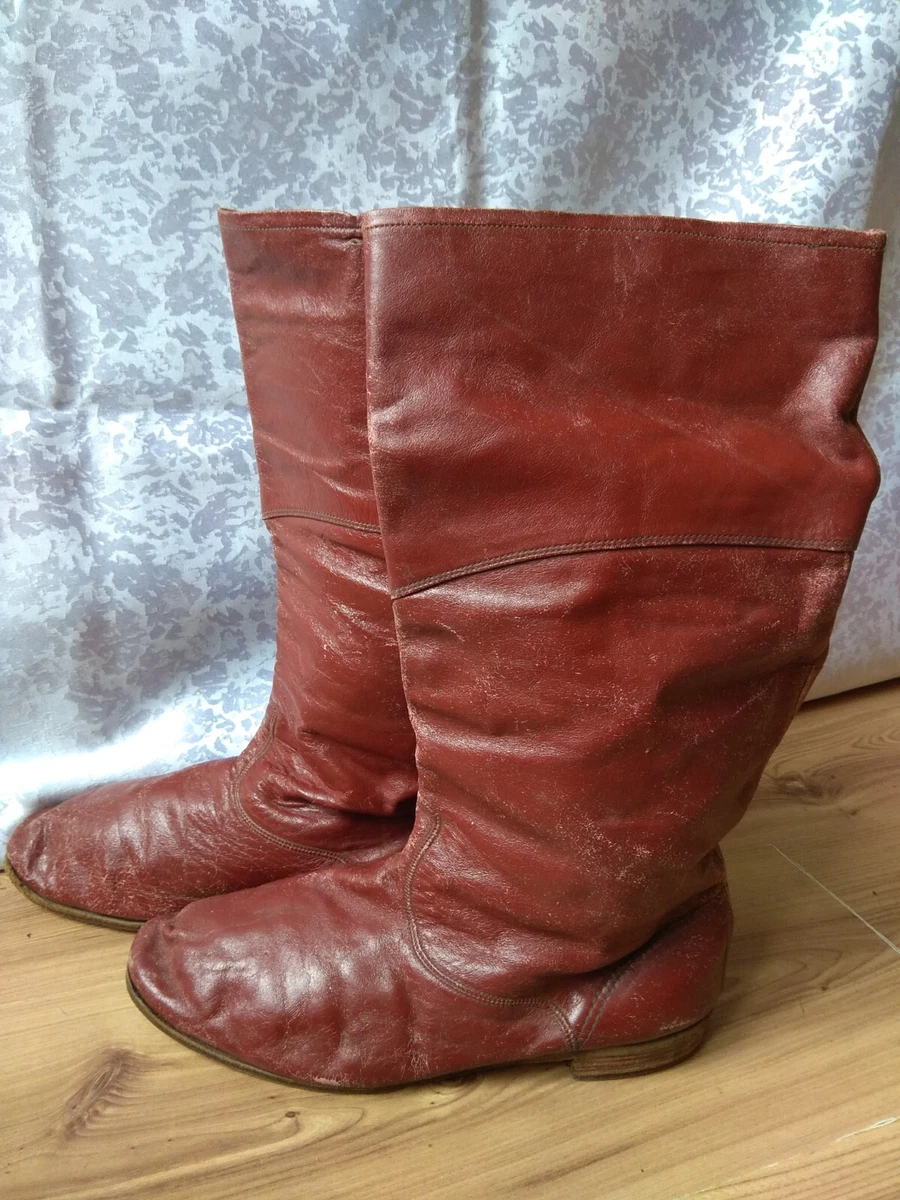 Vintage red boots discount