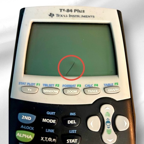Texas Instruments TI-84 Plus graphischer Taschenrechner funktioniert - Bildschirm hat Linie LESEN - Bild 6 von 8