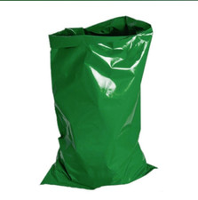 Green Rubble Sacks Heavy Duty Bags Builders Bags 36" x 48" 350 Gauge