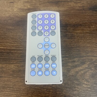 Audiovox DVD Remote for D1501 VBP50 VBP58 VBP70 Same as Axion 16-3903 Insignia