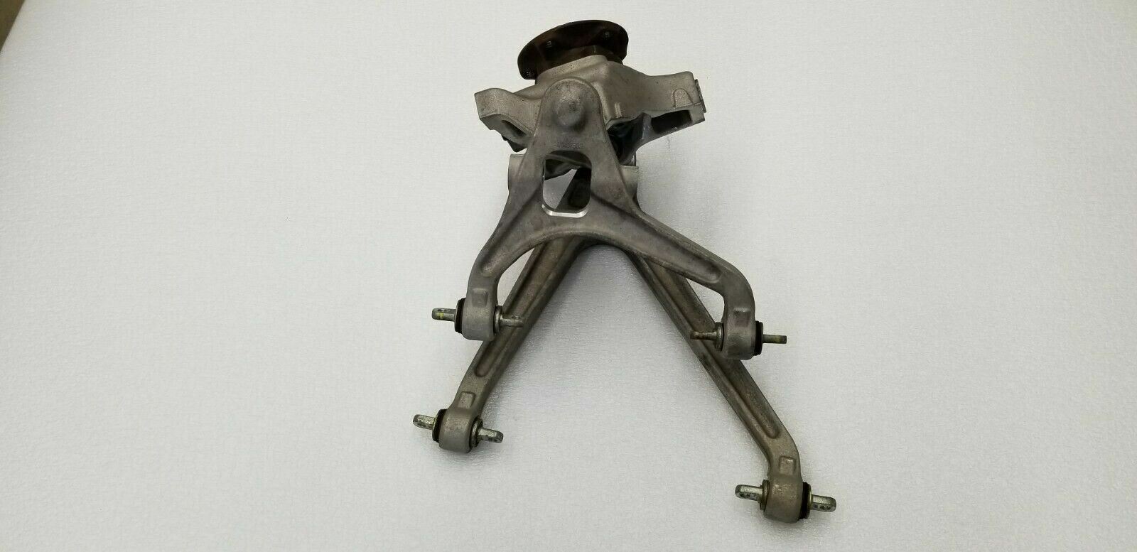 LAMBORGHINI GALLARDO FRONT LEFT SUSPENSION HUB WITH UPPER LOWER CONTROL ARM OEM