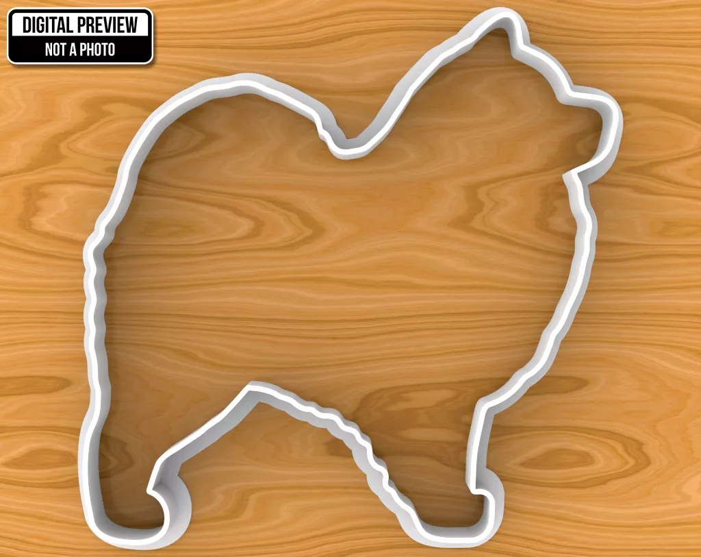 Samoyed top cookie cutter