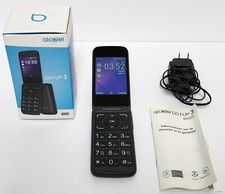 Alcatel Go Flip 3 4052O Cell Phone Black Tested Working