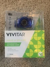 Vivitar High Definition Action Cam Waterproof Camera DVR783HD Blue