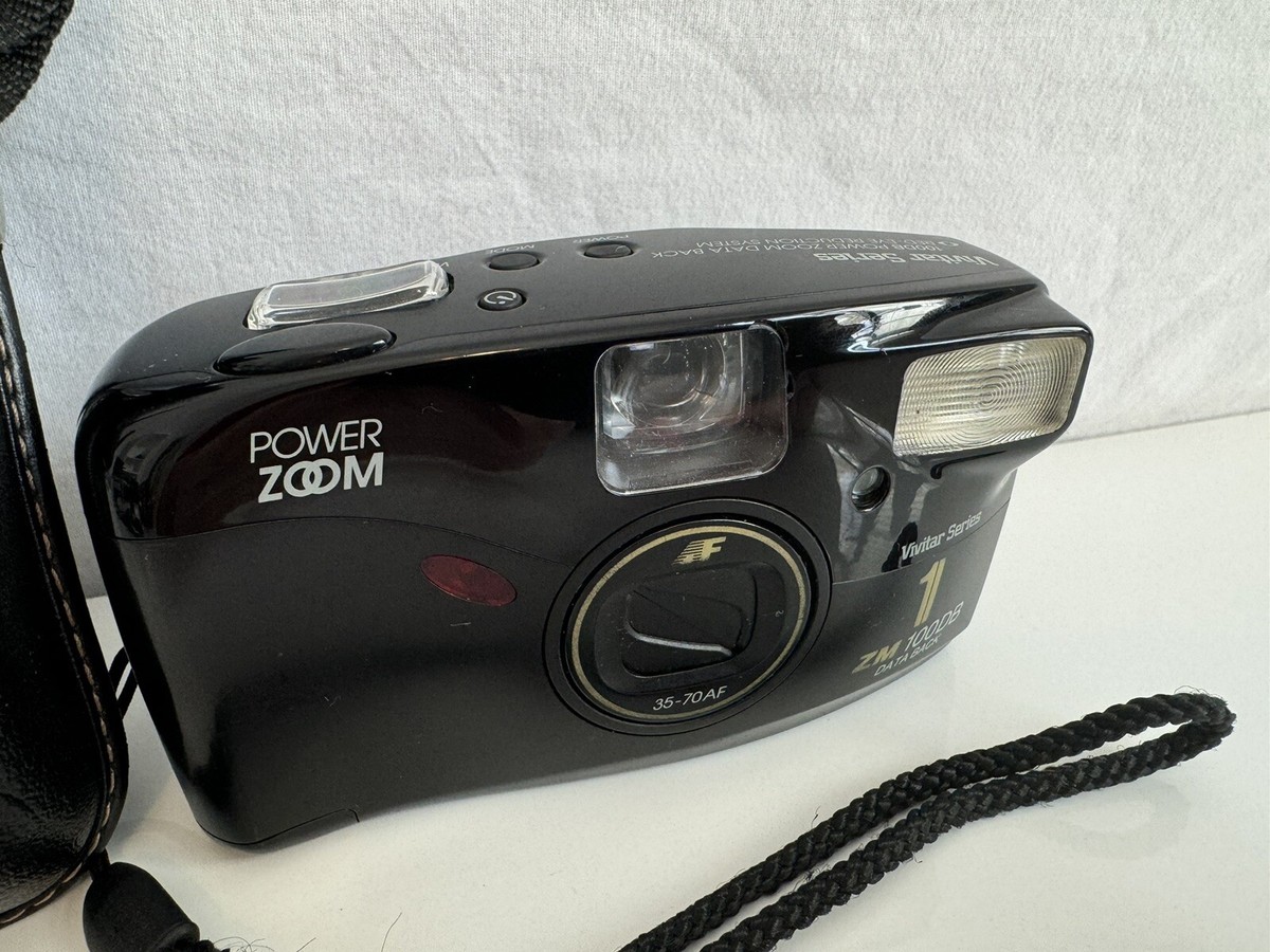 Lot De 2 Appareils Photo Compacts Vivitar Series 1 440PZ Et ZM80 – Format 35 Mm – Occasion