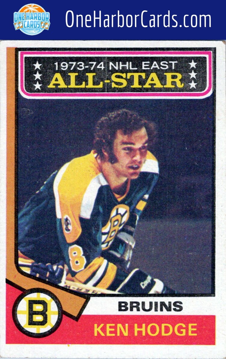 1974-75 Topps Boston Bruins #128 Ken Hodge