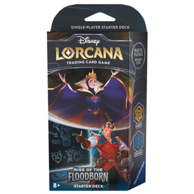 Disney Lorcana: Rise of the Floodborn - Starter Deck Amber and Sapphire NEU EN