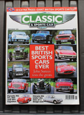 Classic & Sportscar NOV 2001 - Sports car special, Saab 99 Turbo, Citroen DS