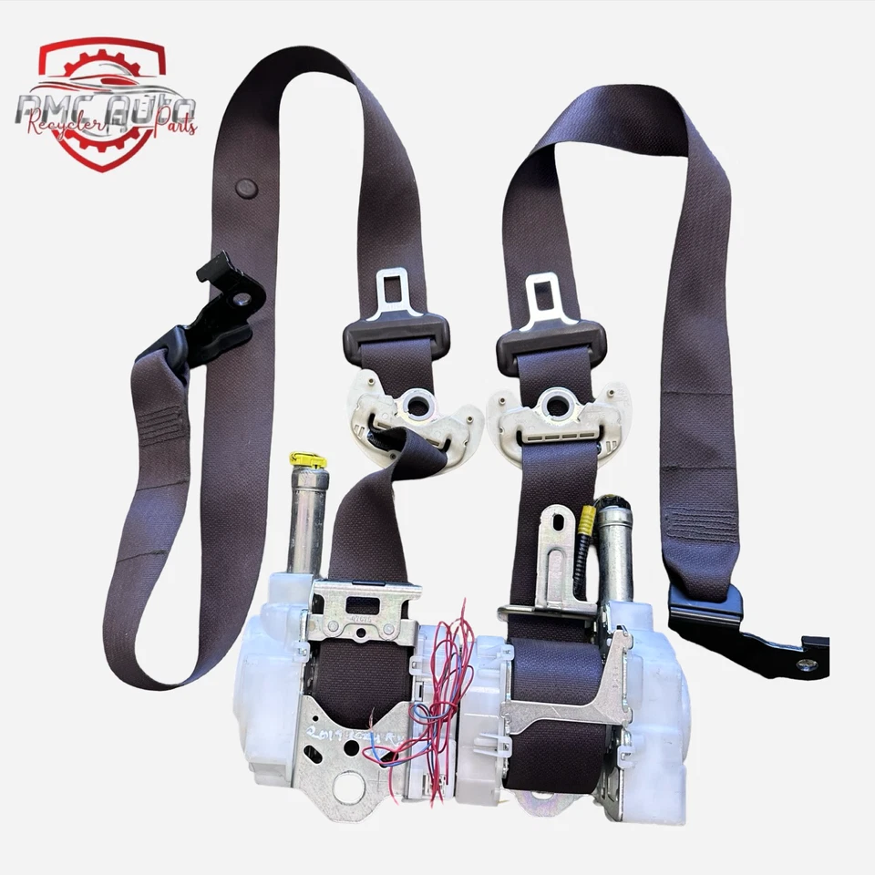 2016-2022 Lexus RX350 & RX350L Front Left & Right-side Seat Belts OEM (RED) - Image 2 of 4