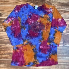 Vintage Harley Davidson 2005 Women’s Tie Dye T-Shirt Size Small S - USA Made