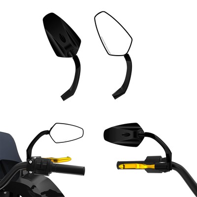 CNC Rear View Side Mirrors for Harley Softail Low Rider Street Bob Breakout FLFB