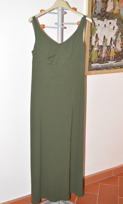 Andrea Mare' Damen langes Kleid Größe 42 Farbe grün