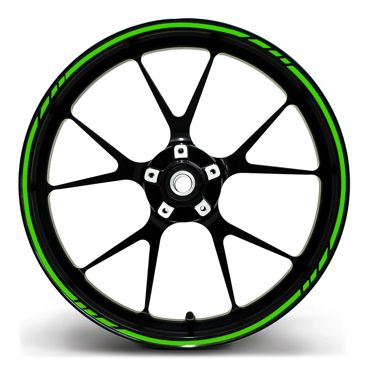 Rim edge sticker GP neon green motorcycle rim edge sticker rim MR001
