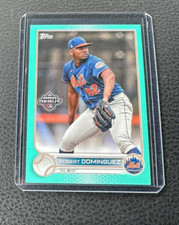 2022 Topps Pro Debut Robert Dominguez Aqua Parallel 42/75