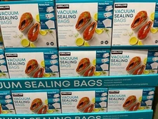 Kirkland Signature Vacuum Sealing Bags Assortment Pack Keeps Food Fresh BPA Free