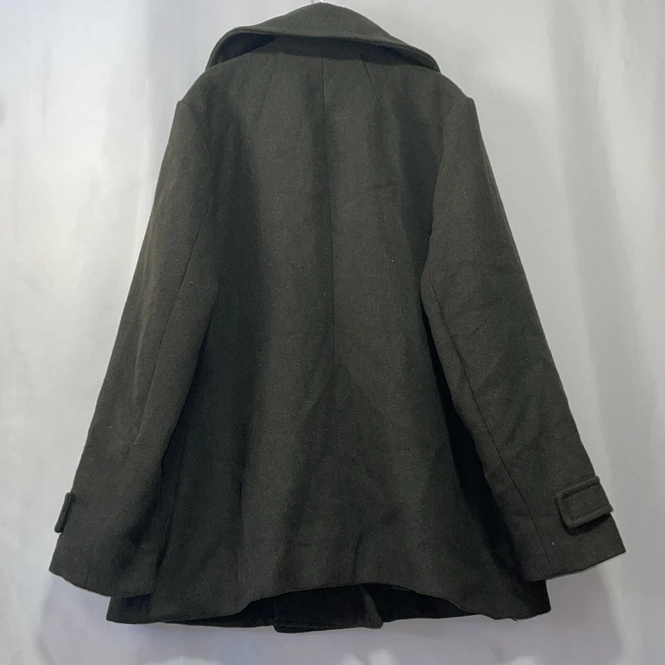 Maxwell Studio pea coat dark green womens size xl nwt e2400 - Image 4 of 4