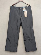 Mens XL Obermeyer Ski Pants Keystone Pant Snow Insulated Black Waterproof New