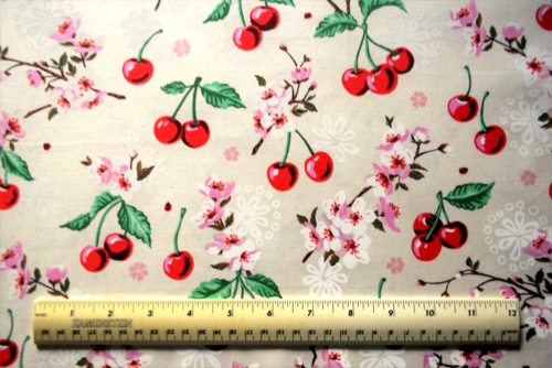 Robert kaufman Cheery Blossom blooms cherries By the 1/4 yard cotton fabric